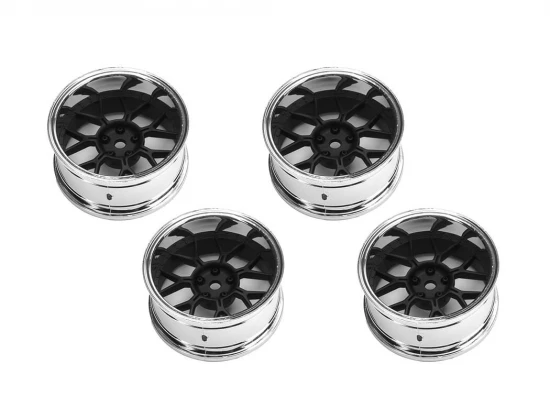 Louise RC 1:10 Drift 2 - 4 - 6 - 8mm Offset Wheels 14 /Matte Black
