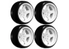 Louise RC 1:10 Drift 2 - 4 - 6 - 8mm Offset Set 6 S/Gloss White