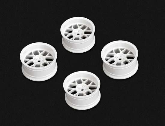 Louise RC 1:10 Drift 2 - 4 - 6 - 8mm Offset Wheels 14 /Gloss White