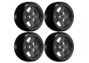 Louise RC 1:10 Drift 2 - 4 - 6 - 8mm Offset Set 6 S/Gloss Black