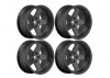 Louise RC 1:10 Drift 2 - 4 - 6 - 8mm Offset Wheels 5 S/Gloss Black