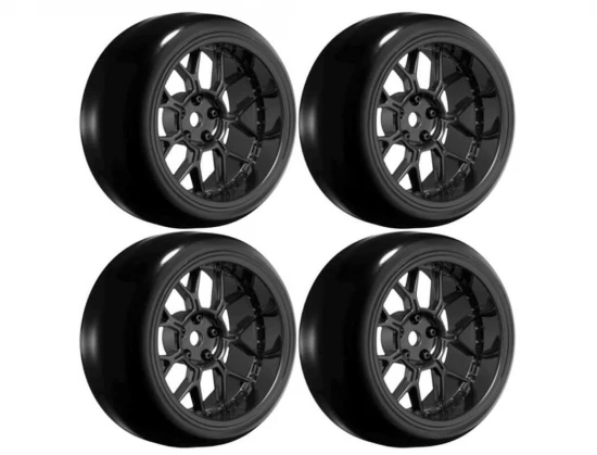 Louise RC 1:10 Drift 2 - 4 - 6 - 8mm Offset Set 15 /Gloss Black