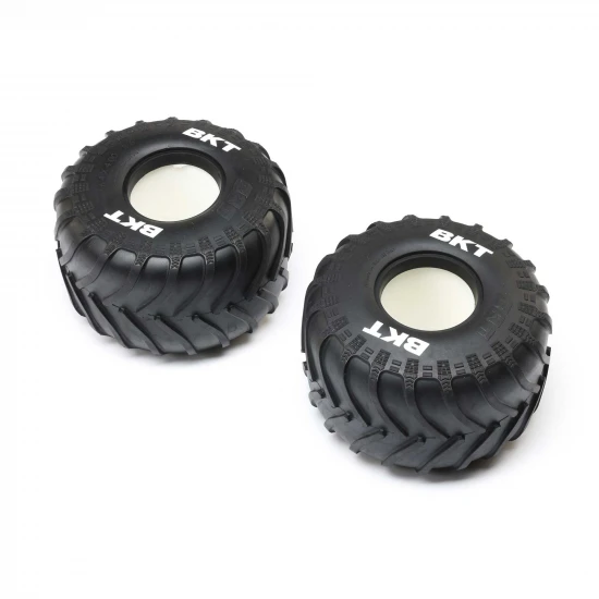 BKT 2.6 Monster Truck Tire with Insert - Med (2): LMT 2.0