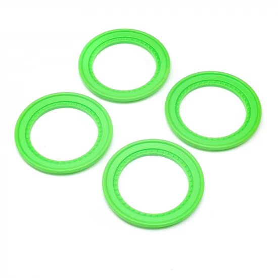 Snap-in Beadlock Rings - Green (4): LMT 2.0