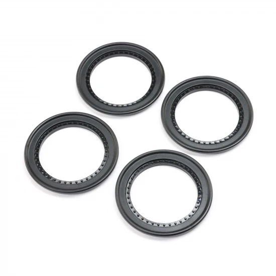 Snap-in Beadlock Rings - Black (4): LMT 2.0