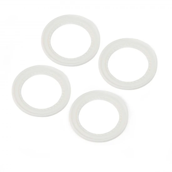 Snap-in Beadlock Rings - White (4): LMT 2.0