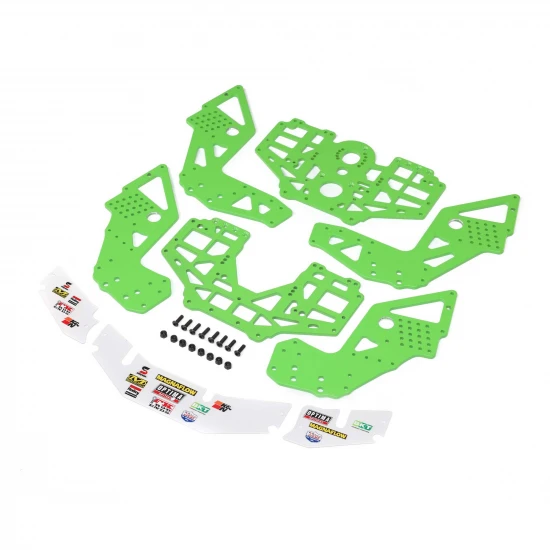 Chassis Plate Set - Green: LMT 2.0