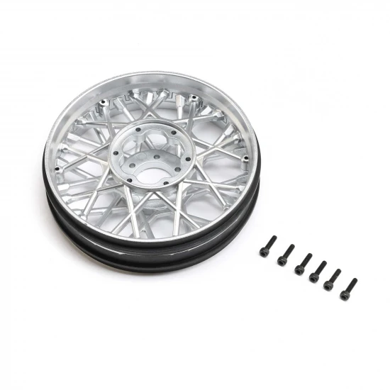 Front Wheel Set - Satin Chrome: Promoto-SM