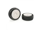 Matrix Nova Clay Super Soft 1:8 Buggy Pre-glued White Wheels (2)