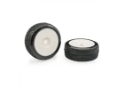 Matrix Nova Clay Ultra Soft 1:8 Buggy Pre-glued White Wheels (2)