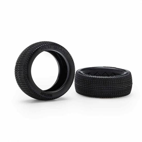 Matrix Red Giant Clay Super Soft 1:8 Buggy Tyres only (2)