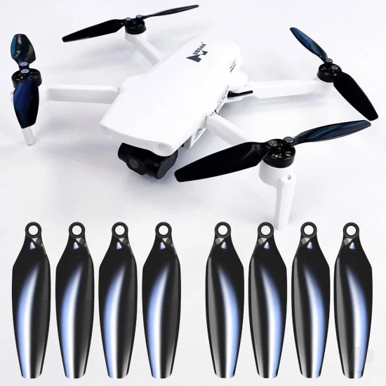Master Airscrew Hubsan Zino Mini STEALTH Prop Set x4 Black