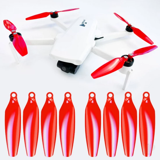 Master Airscrew Hubsan Zino Mini STEALTH Prop Set x4 Red