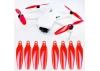 Master Airscrew Hubsan Zino Mini STEALTH Prop Set x4 Red