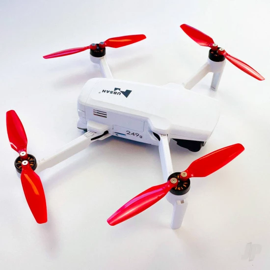 Master Airscrew Hubsan Zino Mini STEALTH Prop Set x4 Red