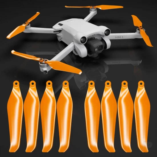 Master Airscrew DJI Mini 3 Pro/4 Pro STEALTH Upgrade Propellers - x4 Orange