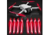 Master Airscrew DJI Mini 3 Pro/4 Pro STEALTH Upgrade Propellers - x4 Red
