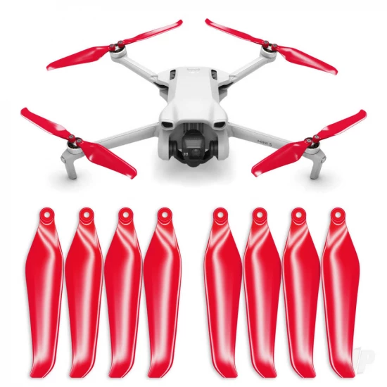 Master Airscrew DJI Mini 3 STEALTH Upgrade Propellers - x4 Red