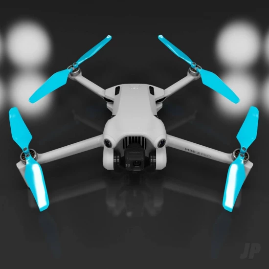 Master Airscrew DJI Mini 4 / 3 Pro SUPER STEALTH Upgrade Propellers - x4 Blue