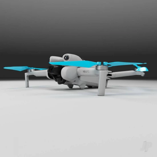 Master Airscrew DJI Mini 4 / 3 Pro SUPER STEALTH Upgrade Propellers - x4 Blue
