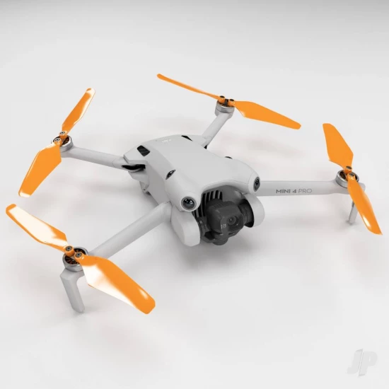 Master Airscrew DJI Mini 4 / 3 Pro SUPER STEALTH Upgrade Propellers - x4 Orange
