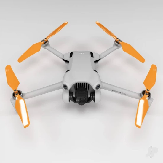 Master Airscrew DJI Mini 4 / 3 Pro SUPER STEALTH Upgrade Propellers - x4 Orange