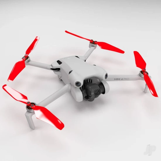 Master Airscrew DJI Mini 4 / 3 Pro SUPER STEALTH Upgrade Propellers - x4 Red