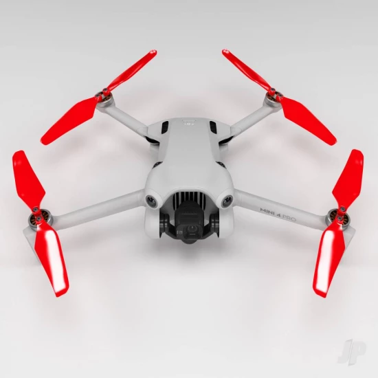 Master Airscrew DJI Mini 4 / 3 Pro SUPER STEALTH Upgrade Propellers - x4 Red