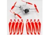 Master Airscrew DJI Mini 4 / 3 Pro SUPER STEALTH Upgrade Propellers - x4 Red