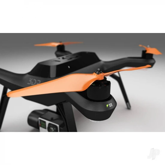 Master Airscrew MR-SL - 10x4.5 Prop C Set x4 Black, Built-in Nut for 3DR SOLO