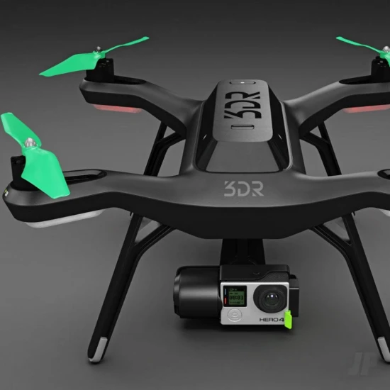 Master Airscrew MR-SL - 10x4.5 Prop C Set x4 Black, Built-in Nut for 3DR SOLO
