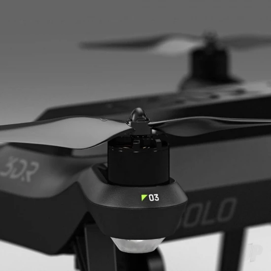 Master Airscrew MR-SL - 10x4.5 Prop C Set x4 Black, Built-in Nut for 3DR SOLO