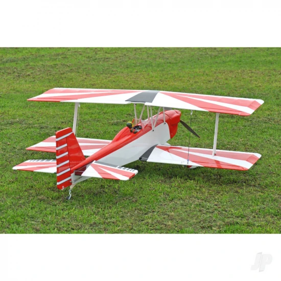 Max-Thrust Double Trouble - Balsa Pro Built - Red