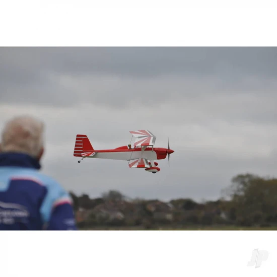 Max-Thrust Double Trouble - Balsa Pro Built - Red