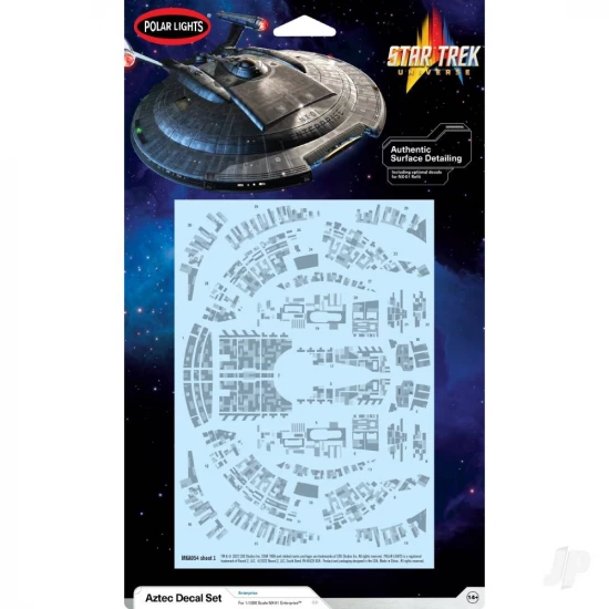 AMT Star Trek NX-01 U.S.S. Enterprise Aztec Decals 2T