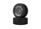 Method RC Method Geoform 1:16 SC Tyres On 12mm Hex Grey Wheels (2)