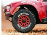 Method RC Method Geoform 1:16 SC Tyres On 12mm Hex Red Wheels (2)