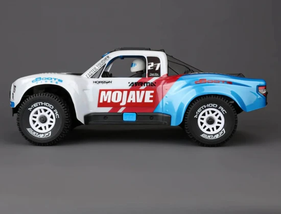 Method RC Method Geoform 1:16 SC Tyres On 12mm Hex White Wheels (2)