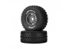 Method RC Method Geoform 1:8 SC Tyres On 17mm Hex Grey Wheels (2)