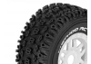 Method RC Method Geoform 1:8 SC Tyres On 17mm Hex White Wheels (2)