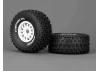 Method RC Method Geoform 1:8 SC Tyres On 17mm Hex White Wheels (2)