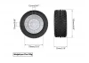 Method RC Method Geoform 1:8 SC Tyres On 17mm Hex White Wheels (2)