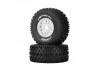 Method RC Method Geoform 1:8 SC Tyres On 17mm Hex White Wheels (2)