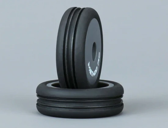 Method RC Method Nitragrip 1/24 Buggy Tyres F/R On 7mm Hex Green (4)