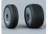 Method RC Method Nitragrip 1/24 Buggy Tyres F/R On 7mm Hex Green (4)