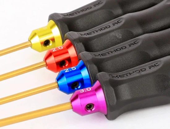 Method RC 4 Piece Metric Hex Driver Set (1.5/2.0/2.5/3.0mm)