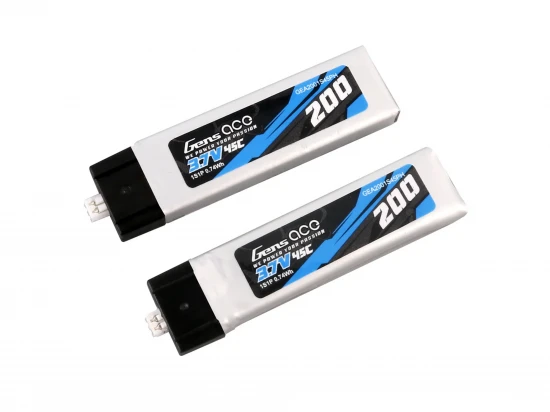Gens Ace LiPo - 1S 3.7V 200mAh 45C with PH1.5-2