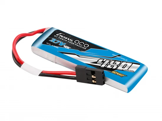 Li-Po Sport 1S 3.7V 480mAh 40C with JR