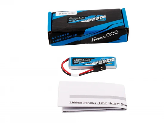 Li-Po Sport 1S 3.7V 480mAh 40C with JR