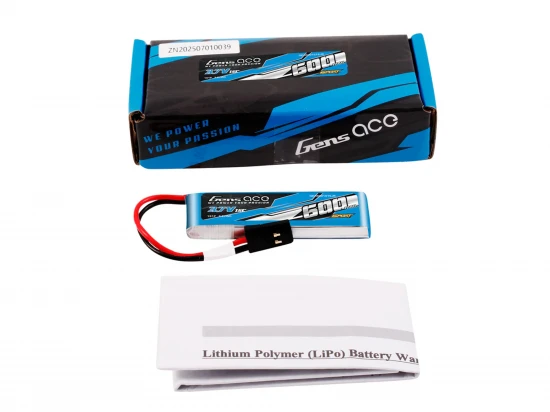 Li-Po Sport 1S 3.7V 600mAh 15C with JR